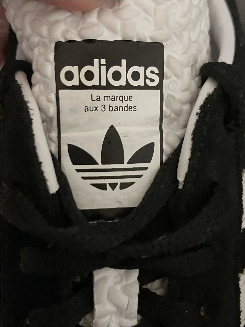 Womens adidas Gazelle Bold Athletic Shoe - Core Black / Cloud White - Picture 9 of 9
